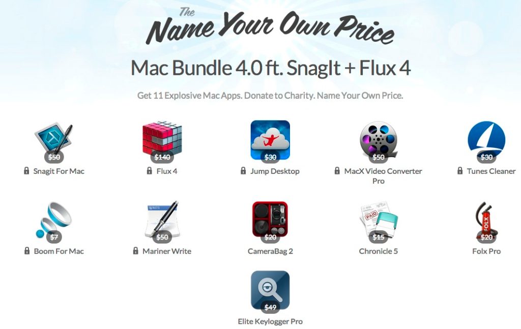 Name Your Own Price' Mac Bundle: Snagit Screencapture, Flux 4.