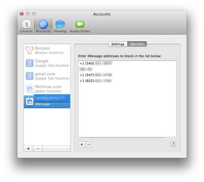 Mavericks How-to: Block contacts in FaceTime and iMessage on OS X