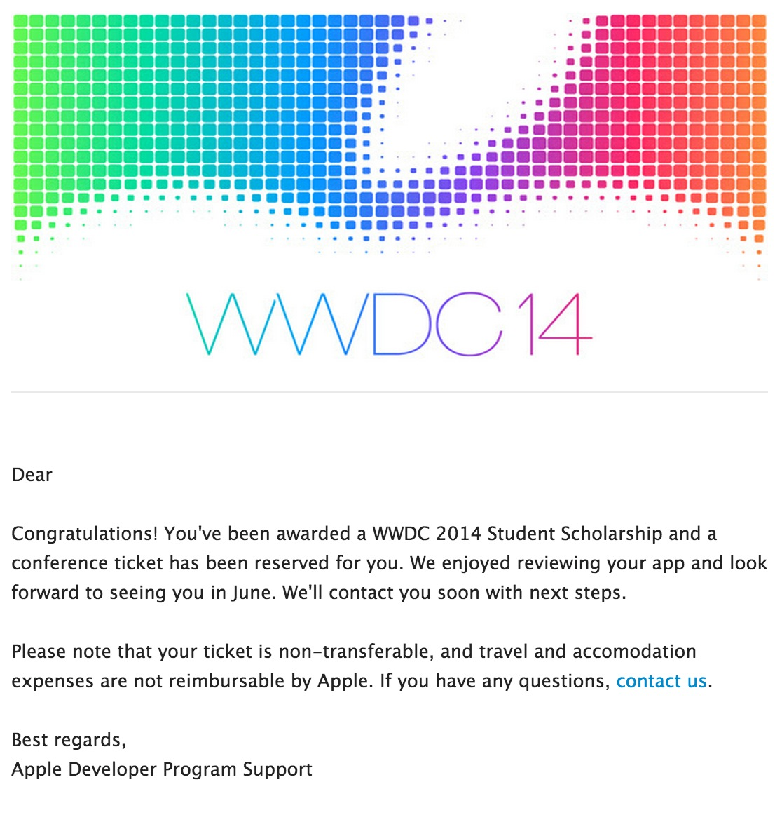 Apple now notifying WWDC student scholarship winners 9to5Mac
