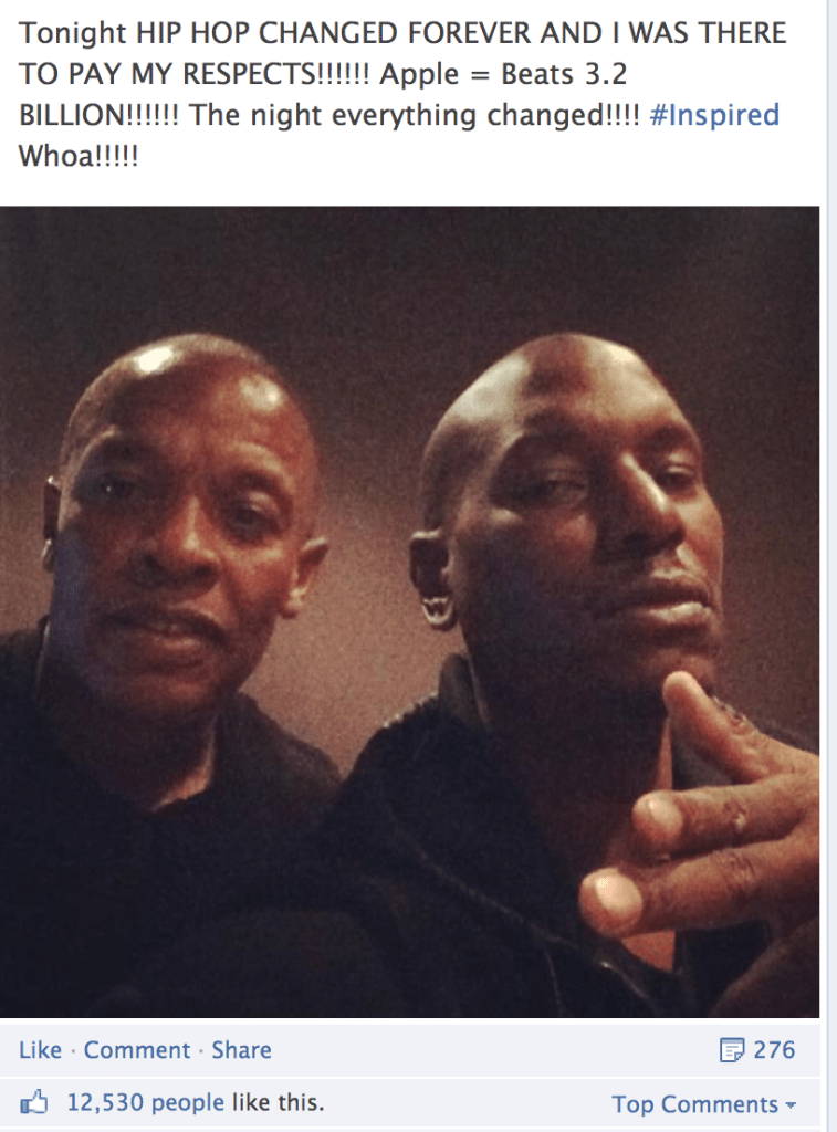 NSFW] A very drunk Tyrese Gibson and Dre 'confirm' Apple's $3.2 billion acquisition? - 9to5Mac