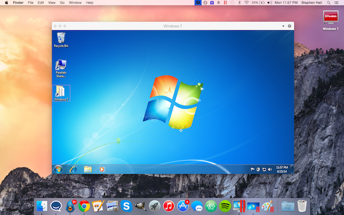 mac mini parallels windows 10