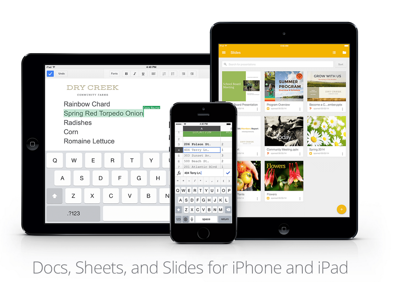 Google releases Slides app for iPhone & iPad, updates to Docs and Sheets 9to5Mac
