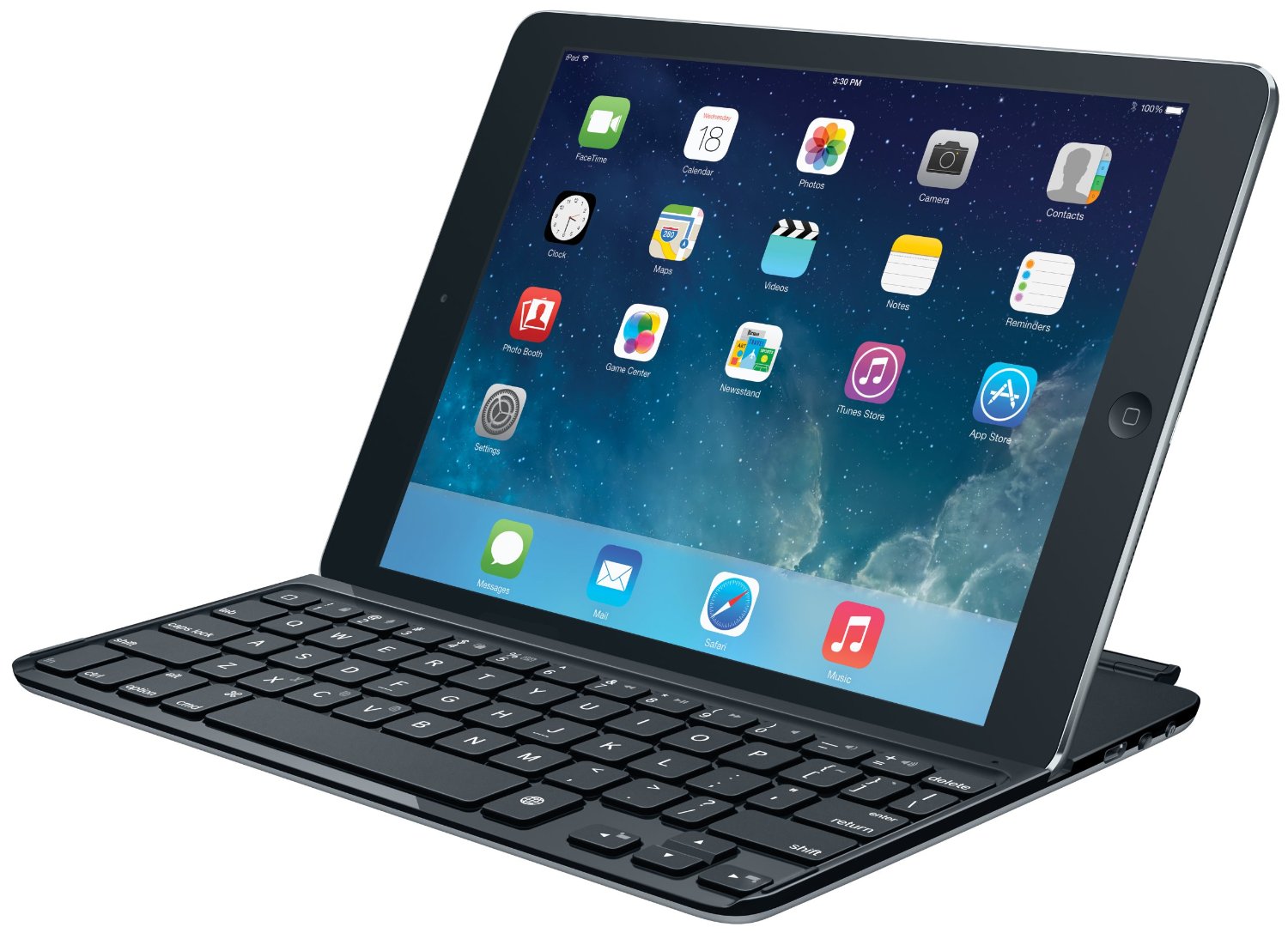 logitech keyboard cover for ipad air dictate