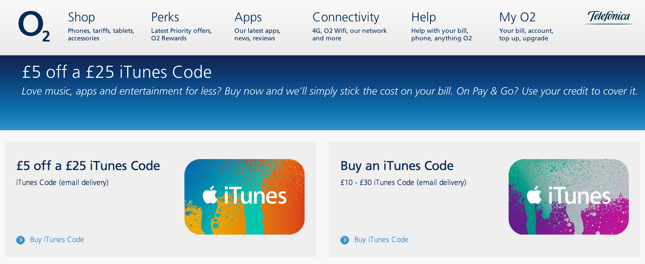 UK carrier O2 launches direct carrier billing for iTunes credit (Pay & Go too) 9to5Mac