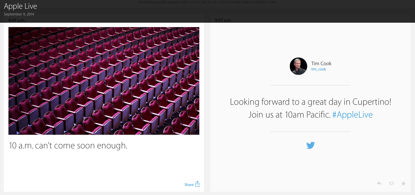 Apple shares dedicated page w/ updates from today's iPhone/Wearable