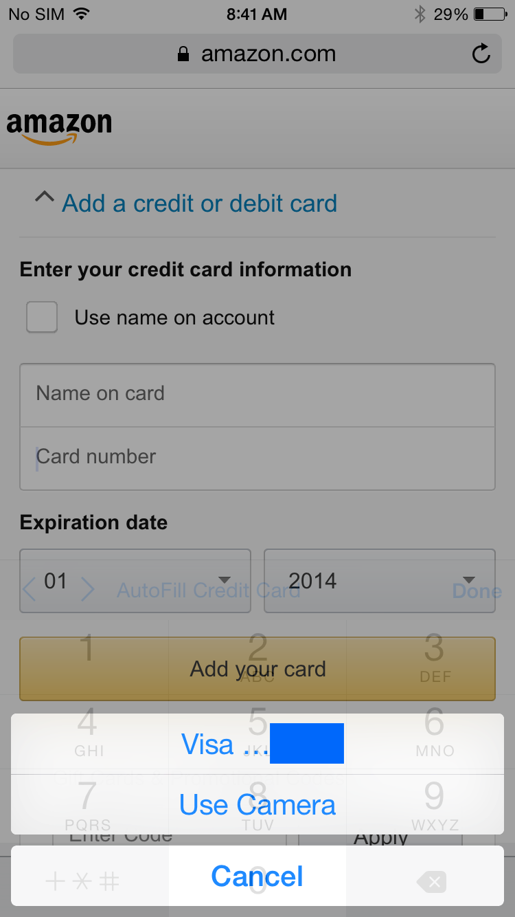 iOS 8 Howto Use Camera to enter in credit card info 9to5Mac