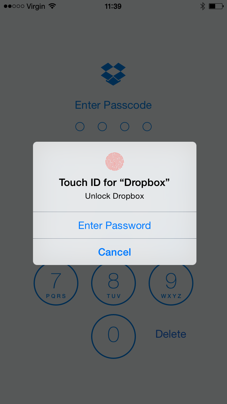 how to use dropbox on iphone 6