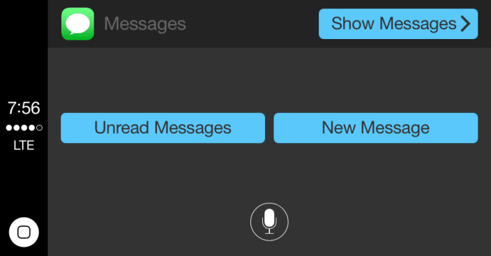 Messages tap icon