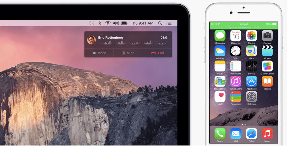 Yosemite & iOS 8 Howto Send and receive phone calls from your Mac and