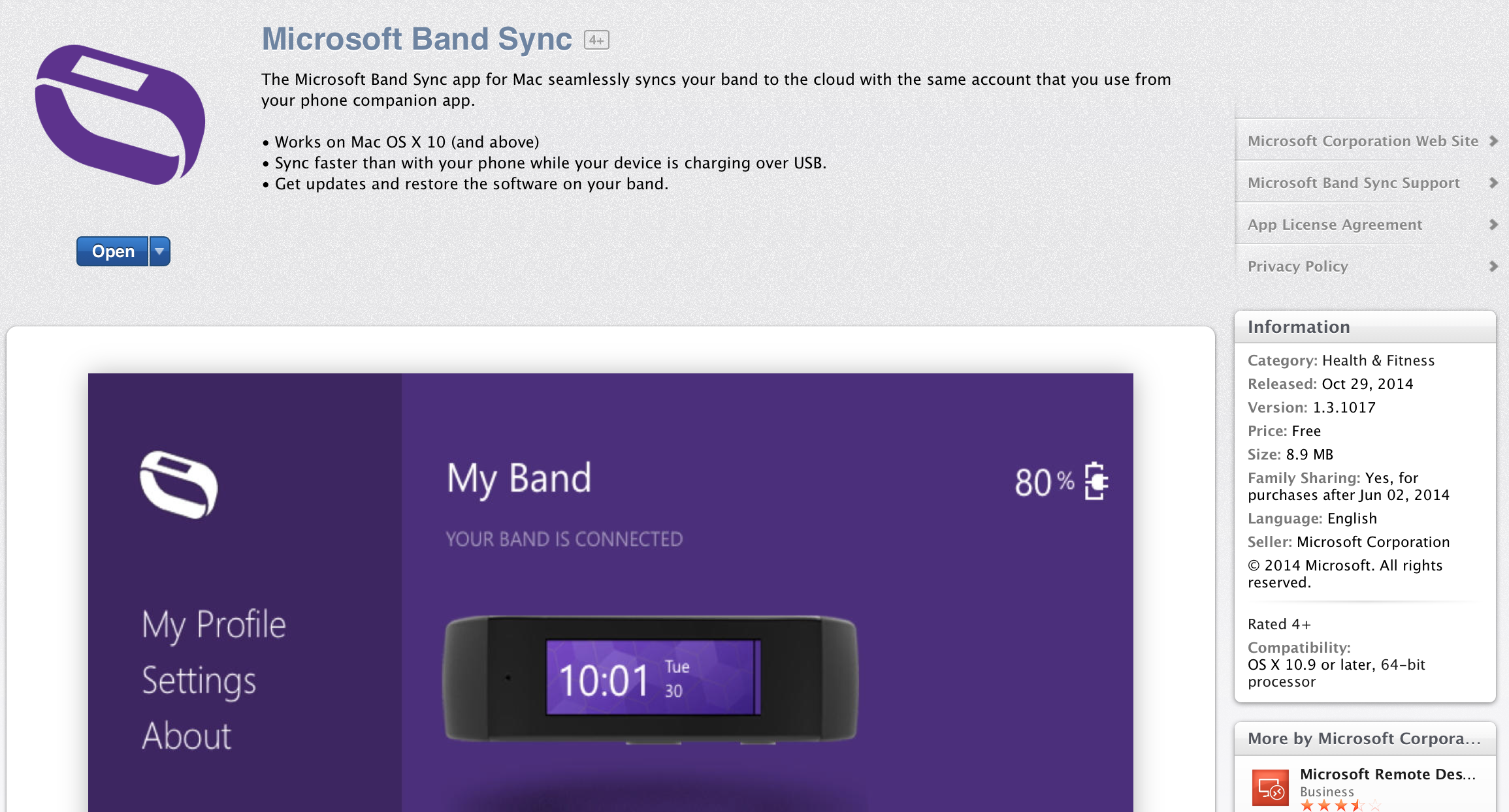 band app for mac