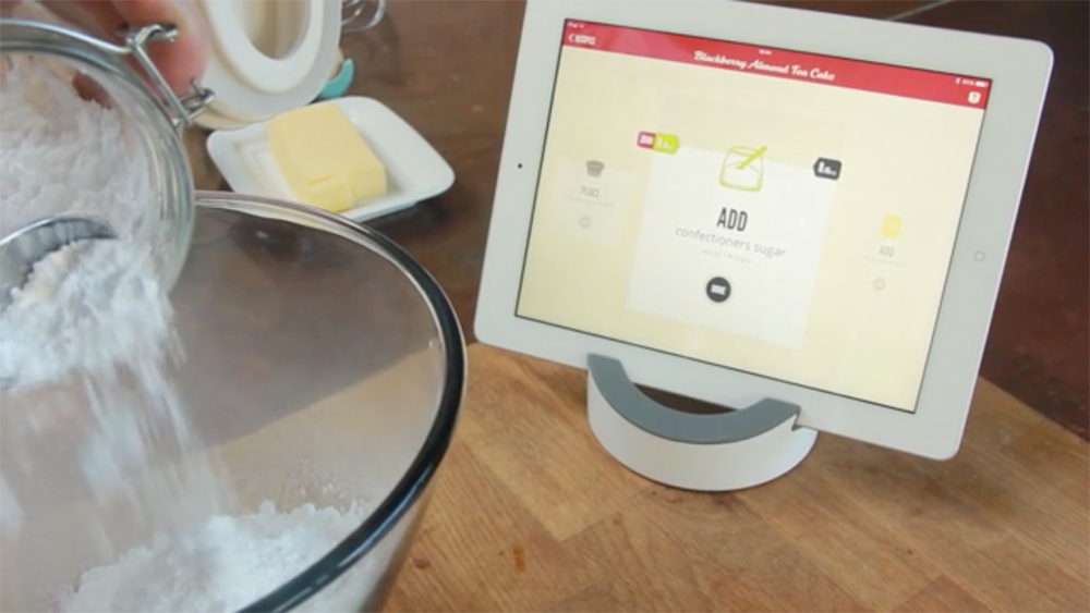 Bluetoothconnected kitchen scale and iPad app aim to make baking
