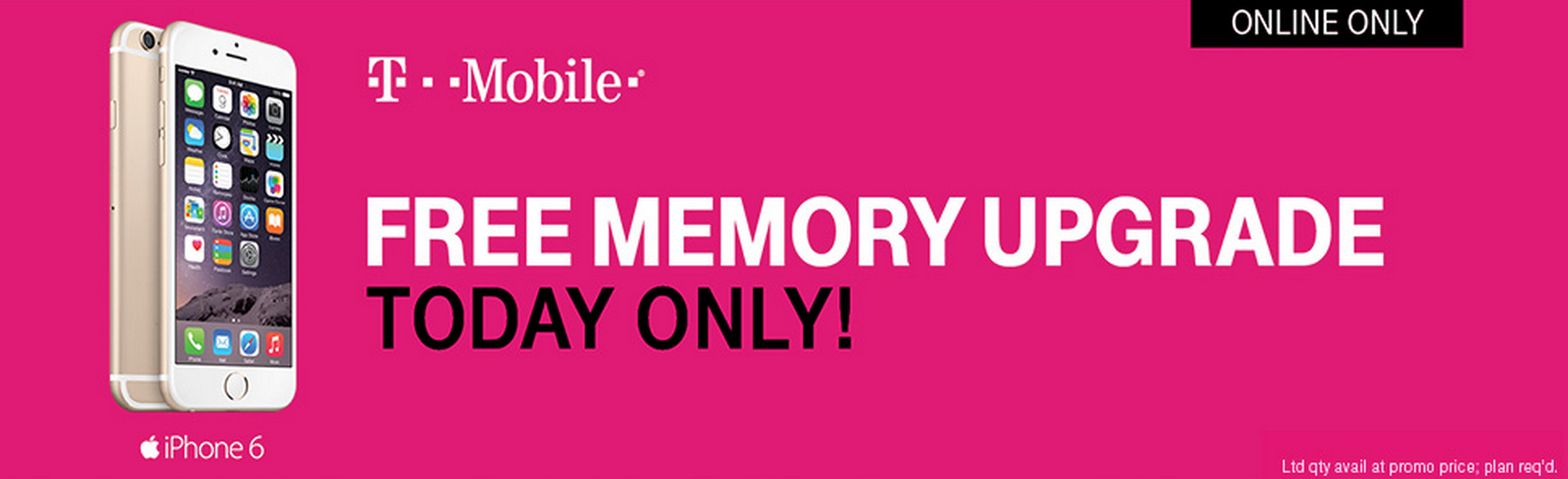 TMobile cuts iPhone pricing for Cyber Monday, 64GB iPhone 6 100 off