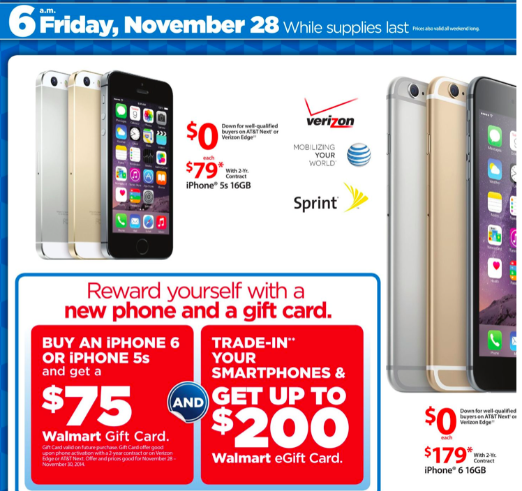 Walmart's Black Friday Apple deals revealed iPad mini w/ 30 GC 199