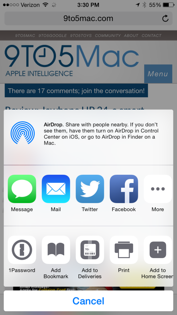 Yosemite & iOS 8 Howto Set up and use AirDrop 9to5Mac