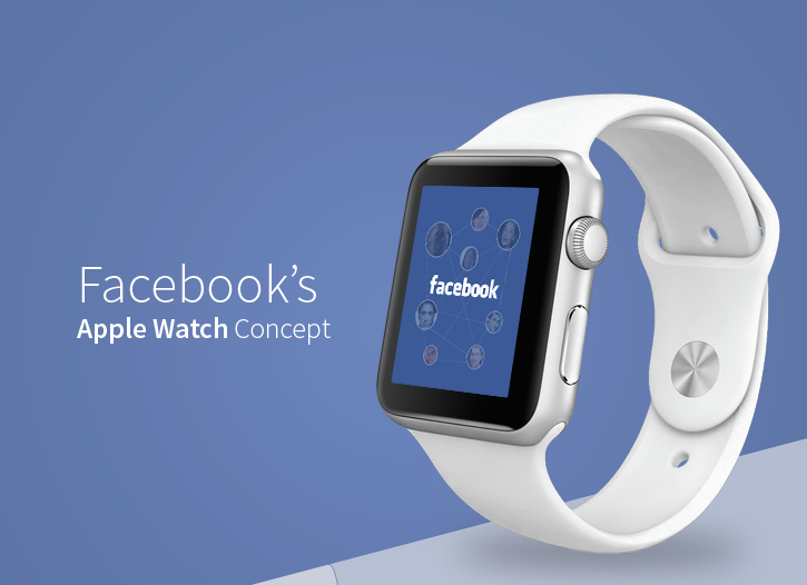 New mockup of Facebook for Apple Watch is one of the most unique yet