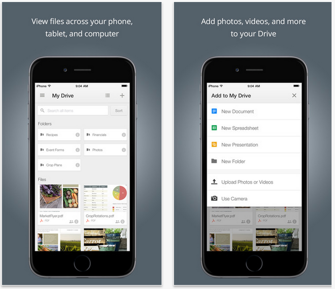 download google drive photos to iphone