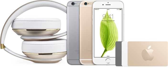 Beats iPhone 6 Apple gift cards