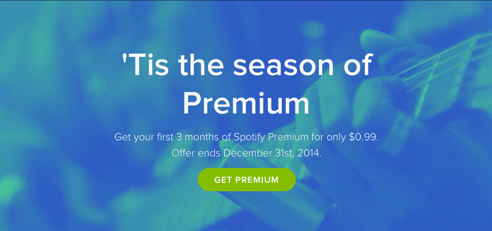 Spotify offers three months of Premium for just $0.99 – but you