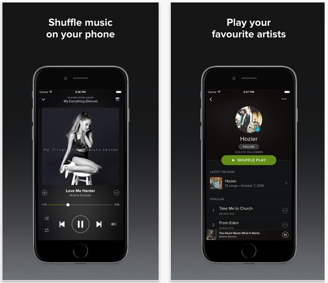 Spotify and SoundCloud updated w/ playlist features, iPhone 6/6 Plus