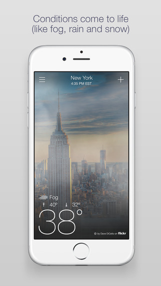 Yahoo Weather iOS app adds new animated effects for weather conditions,  updated design for iPhone 6/6Plus - 9to5Mac