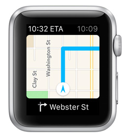 Apple Watch + Maps