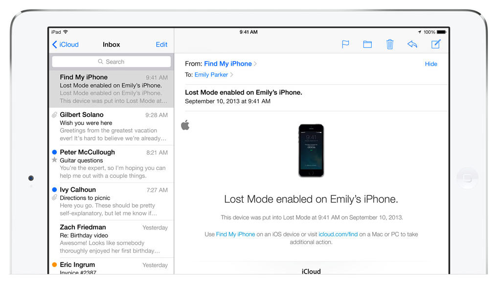 how to set up icloud email account on ipad