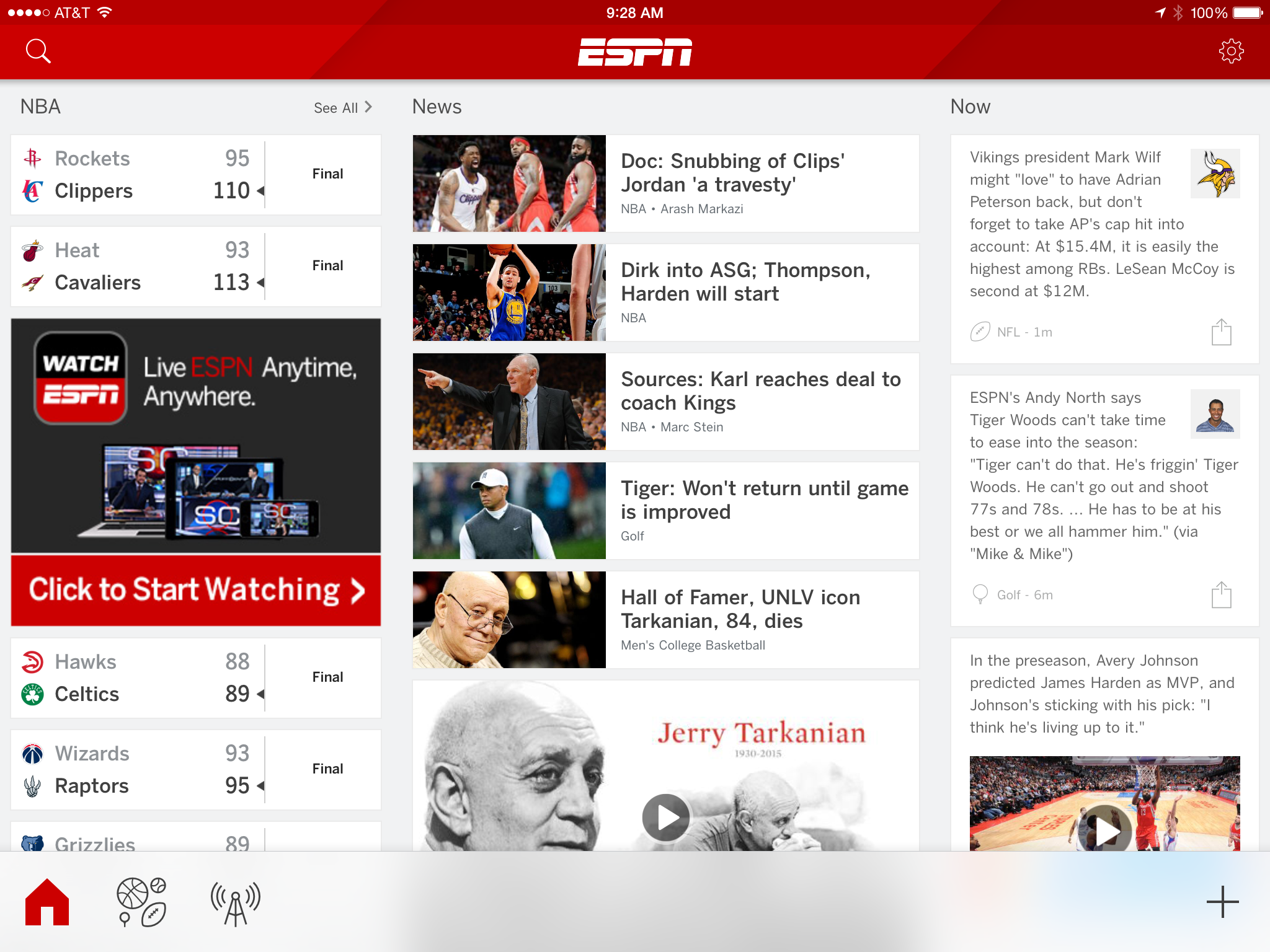 ESPN app overhauled w/ new look, iPhone 6/6+ & iPad support, more 9to5Mac