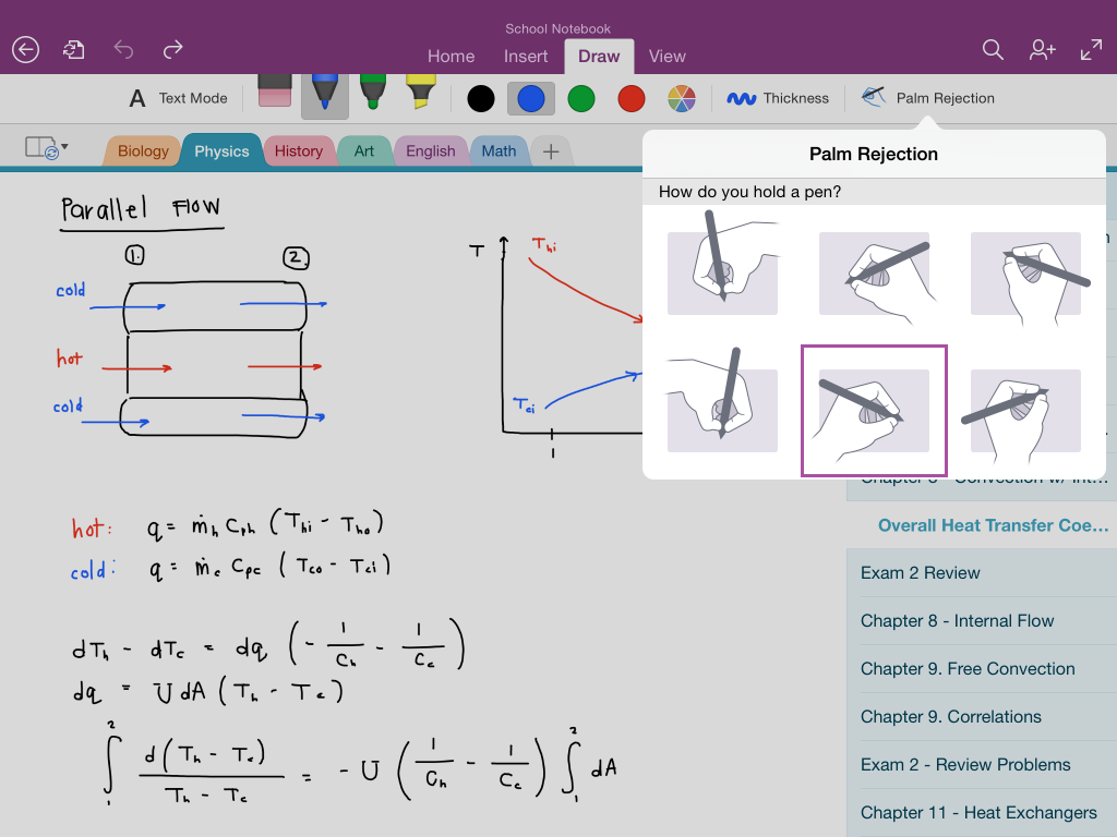 onenote convert handwriting to text android