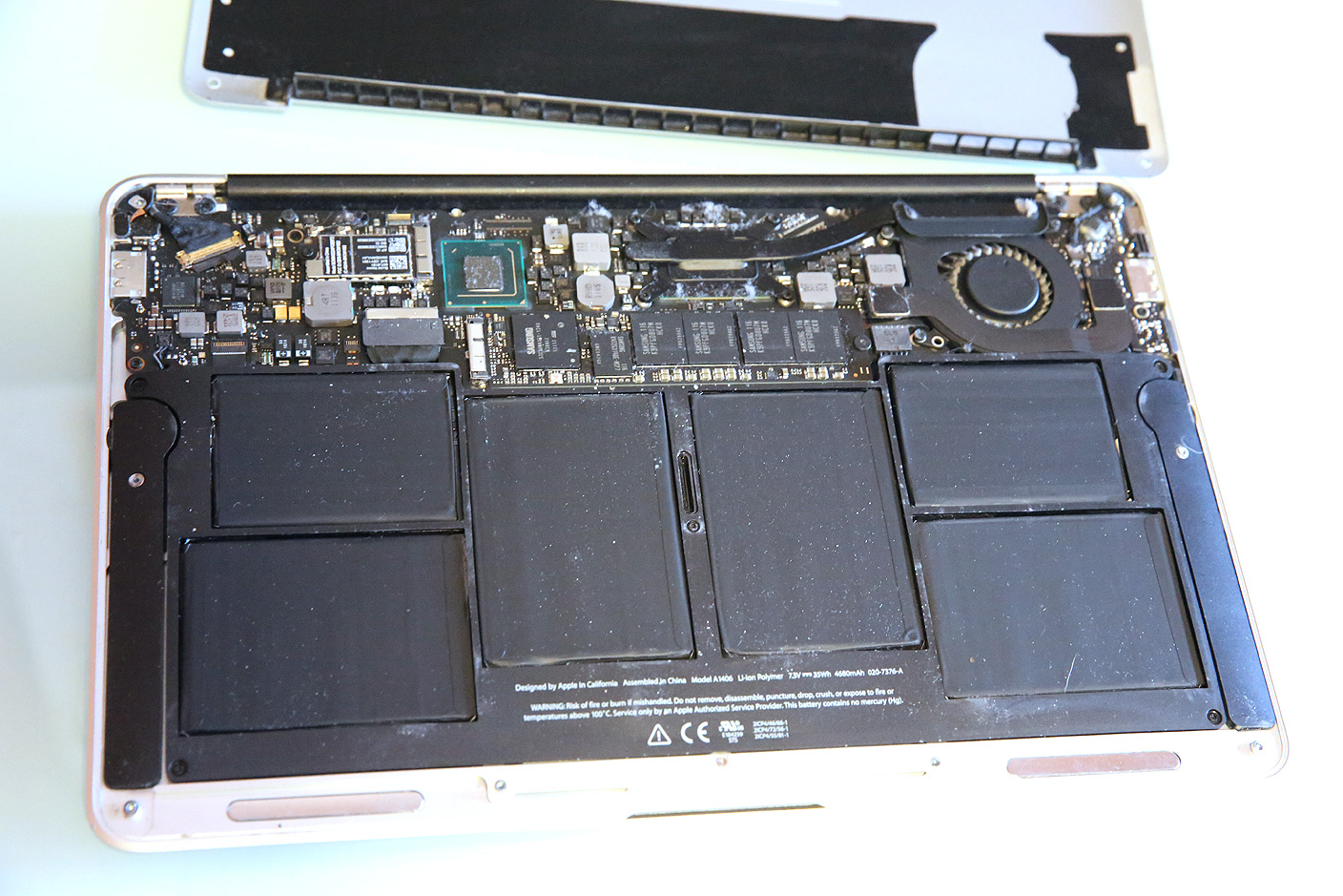 Замена ssd macbook air