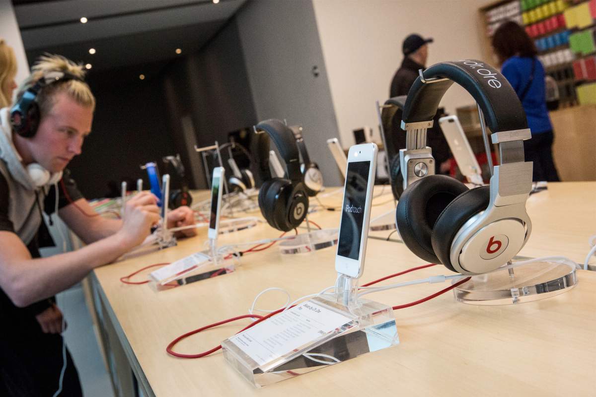 Apple has always allowed customers to test over-ear headphones