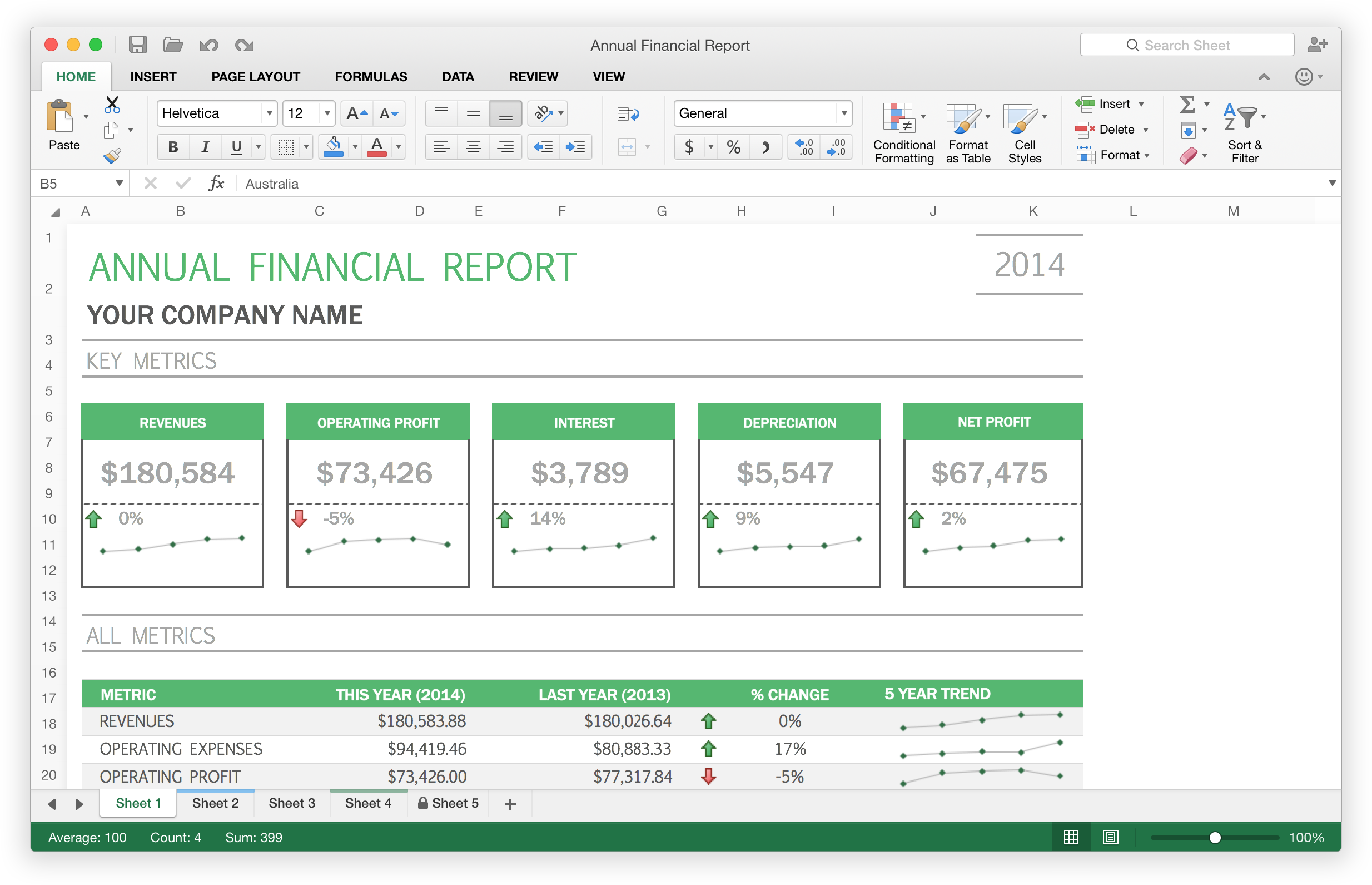 excel app for mac