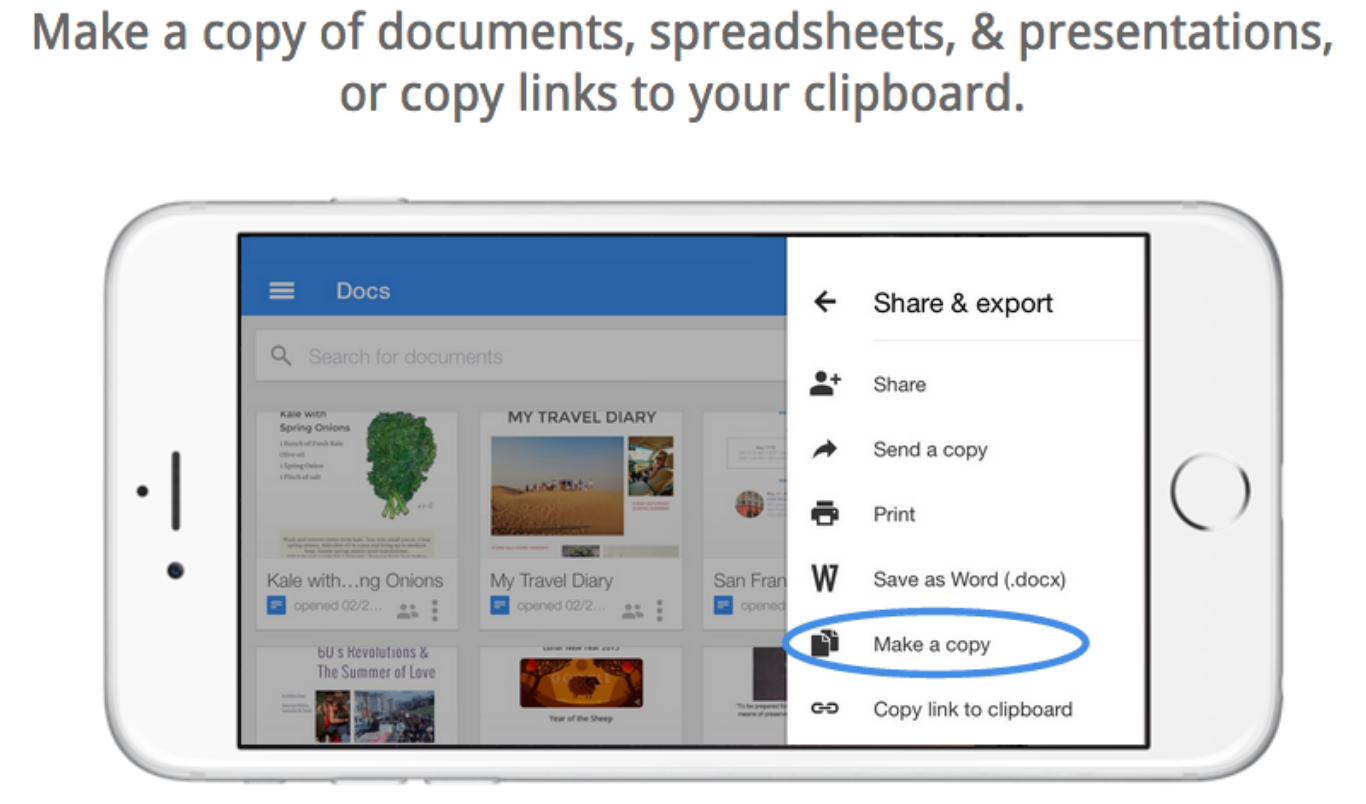 Google Docs, Sheets, & Slides iOS apps now let you ‘Make a copy’, copy