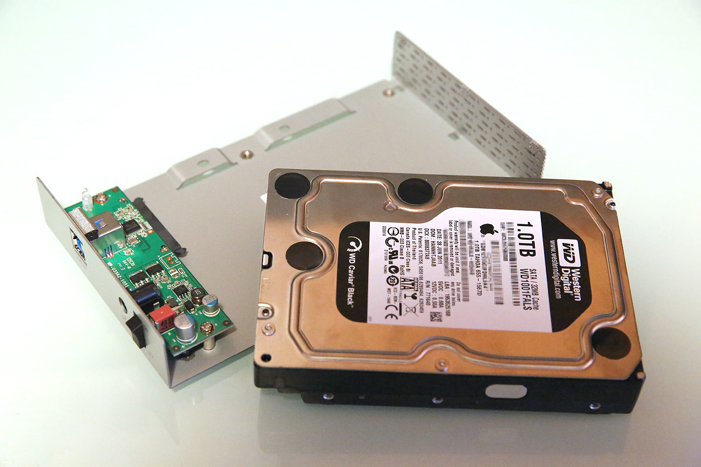 how to manage external storage for imac enclosure