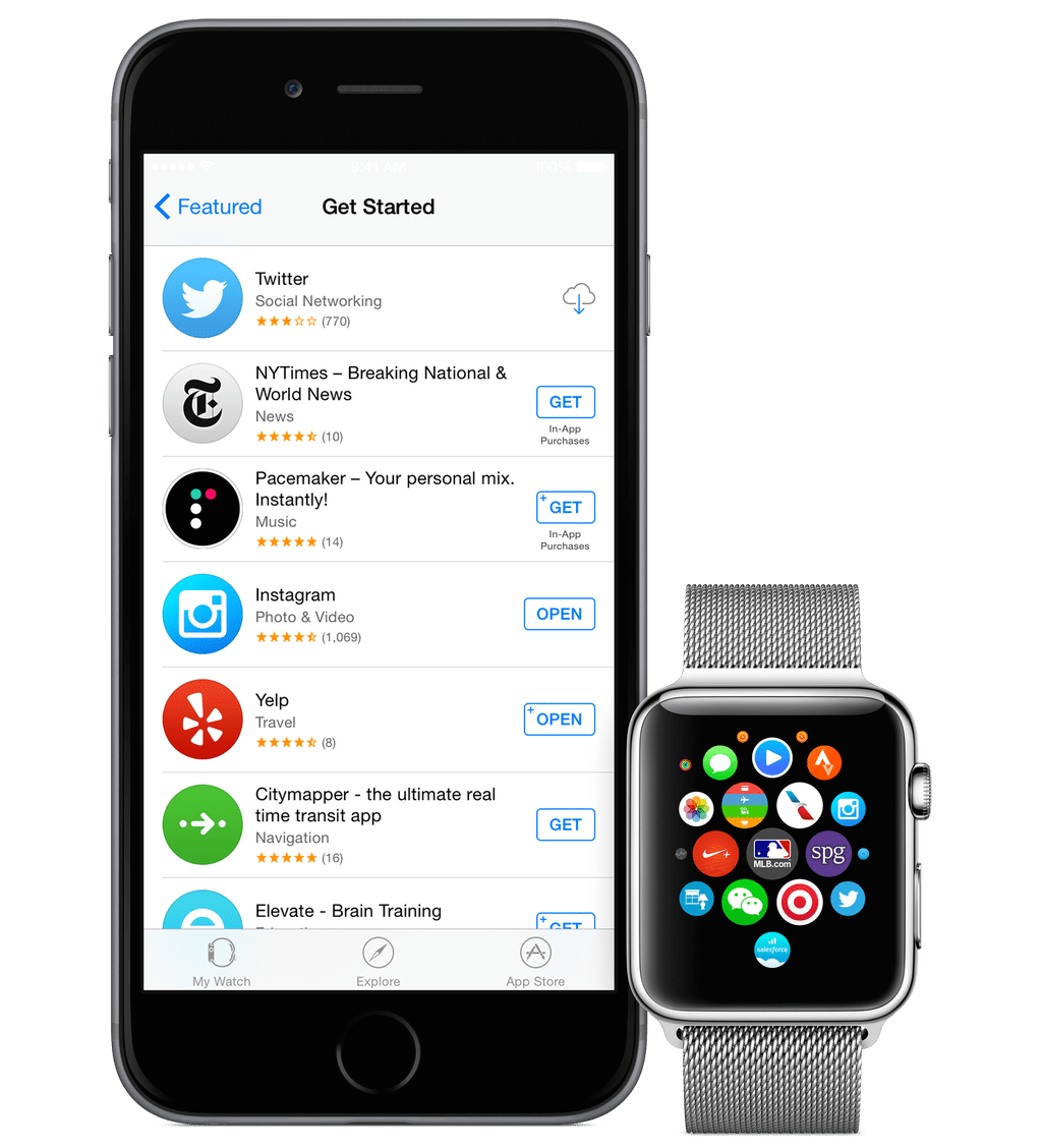 Apple Watch App Store goes live today with social, health, and news