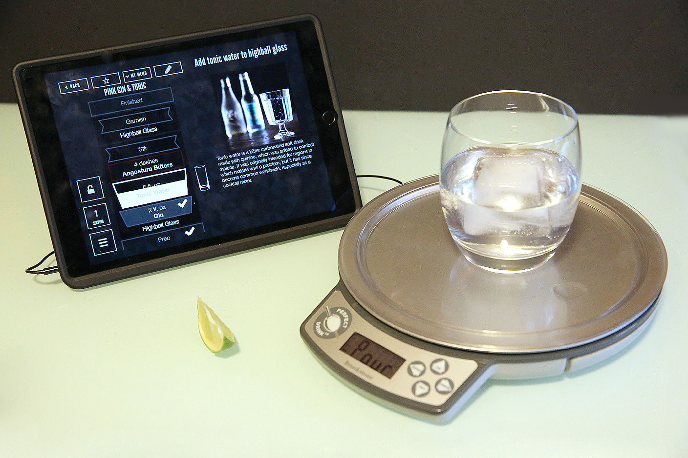 Review Brookstone s Perfect Drink 3 helps you craft cocktails