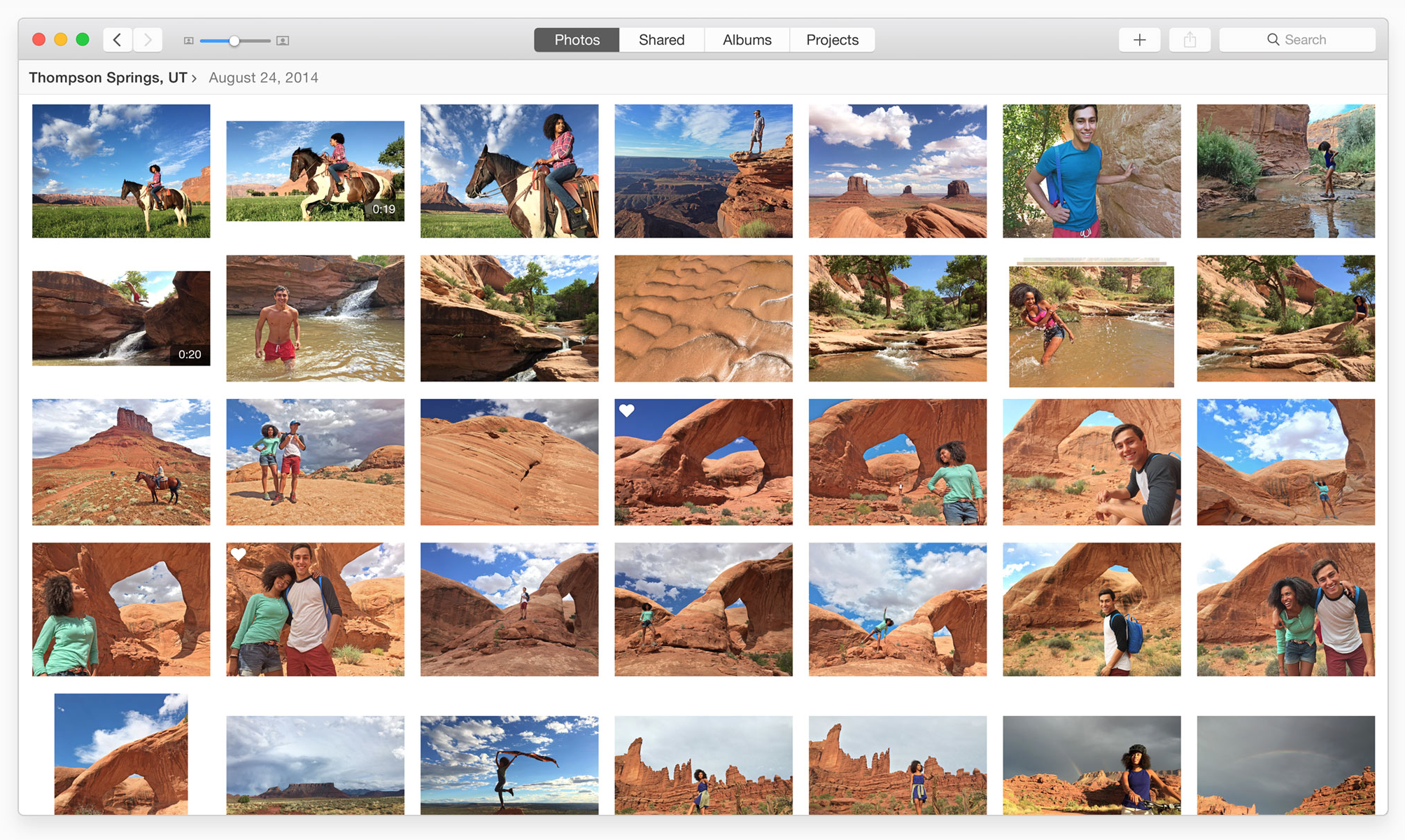 iphoto library manager can drag all events and albums