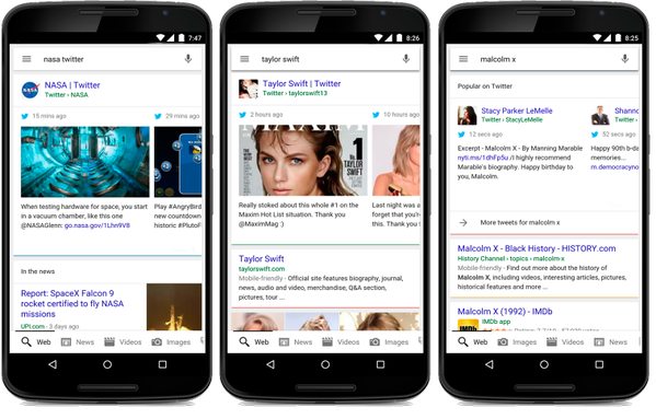 Google adds real-time tweets to mobile web and iOS app search results