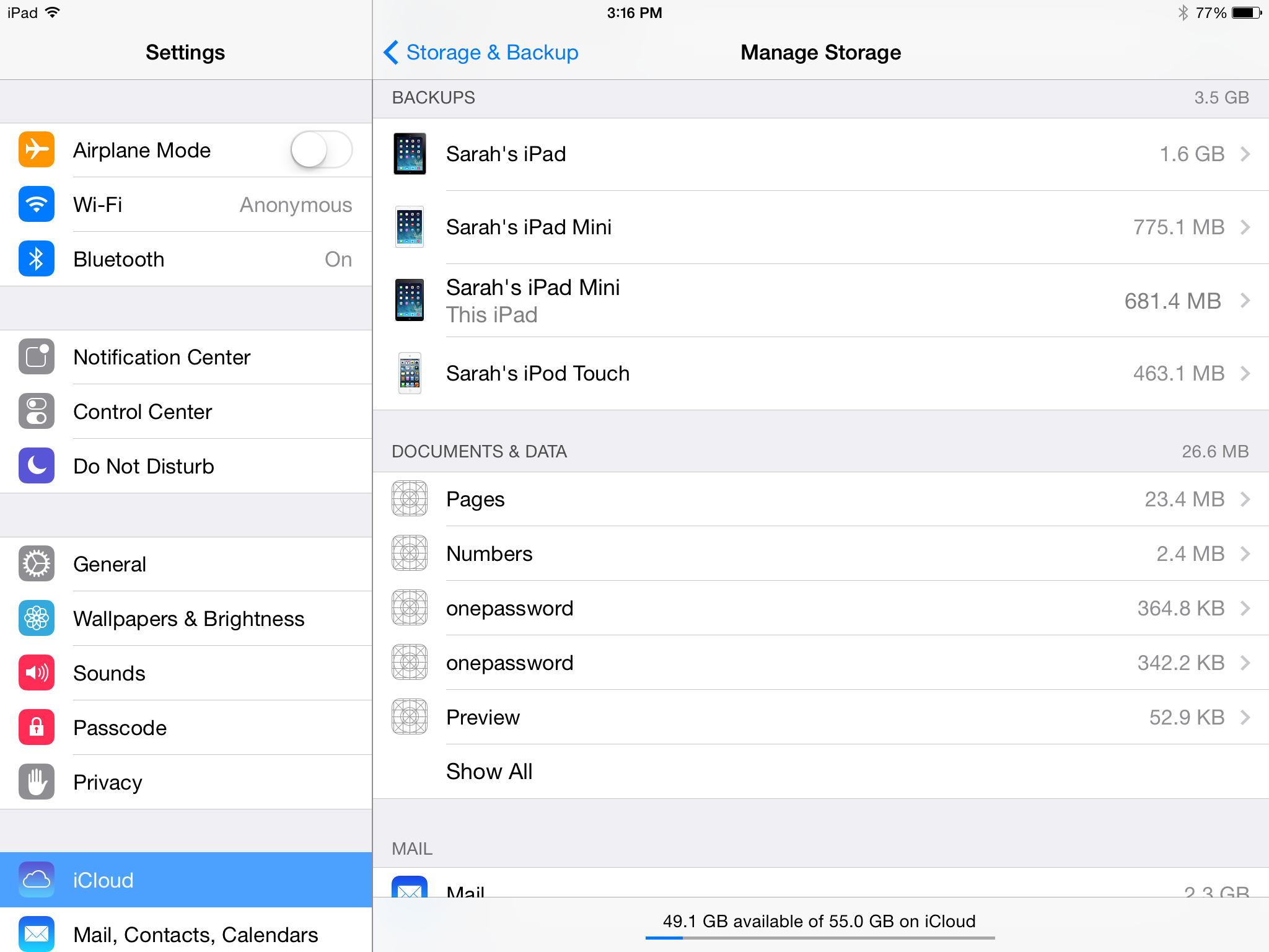 Ios 7 How To Manage Your Icloud Storage Space From An Ios Device 9to5mac