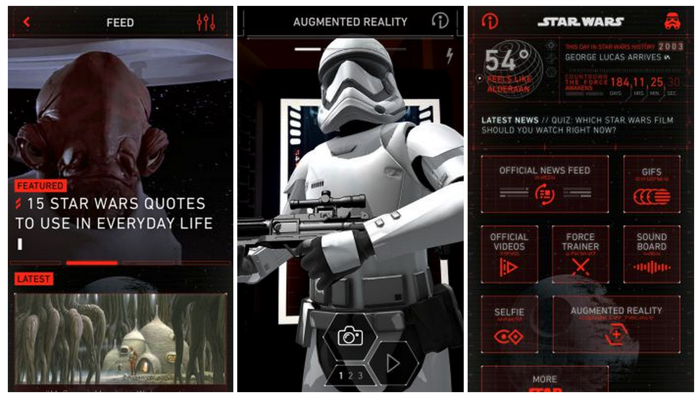 Disney unveils the first official Star Wars iOS app w/ lightsaber