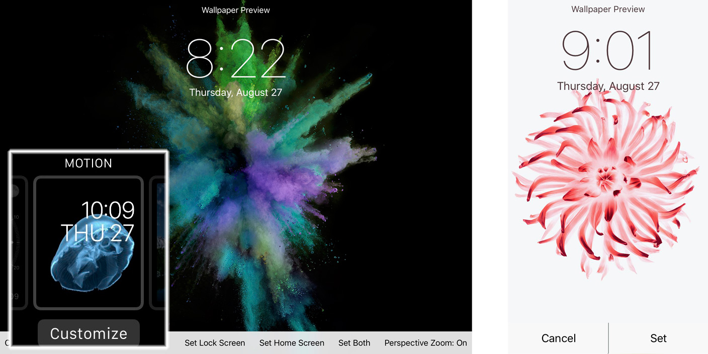 iPhone 6S will animate UI with Apple Watch-like Motion wallpapers - 9to5Mac