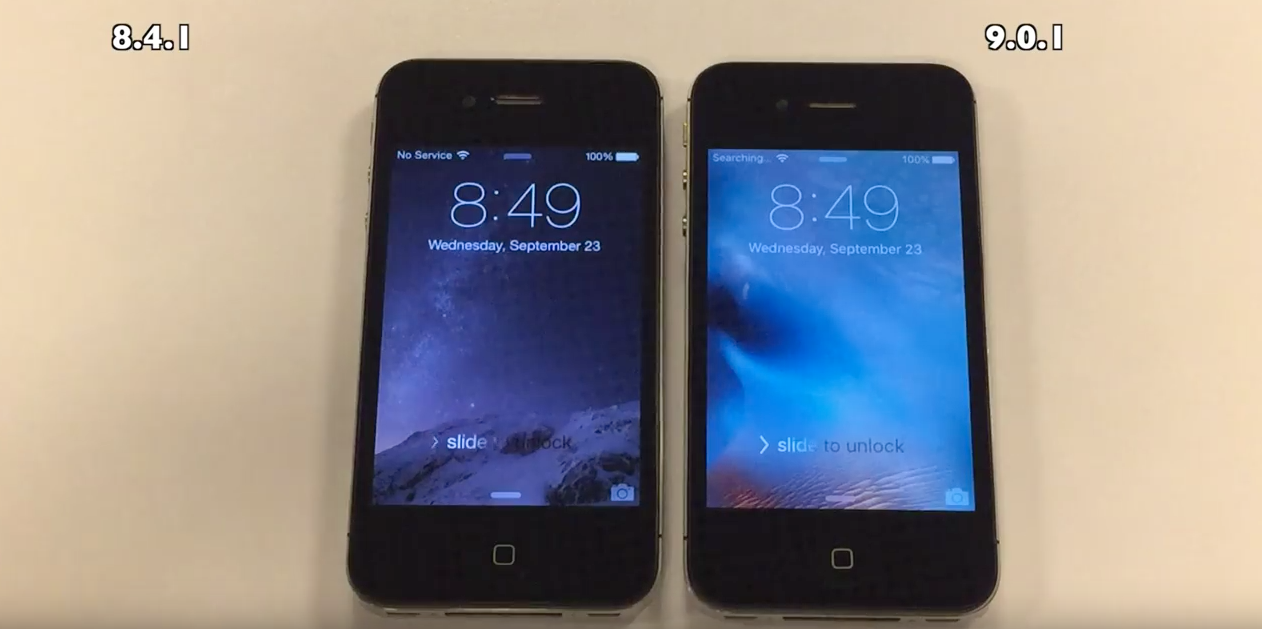 Will iOS 9 slow down my iPhone 4s or iPhone 5/5s? Perhaps a little (Video)  - 9to5Mac