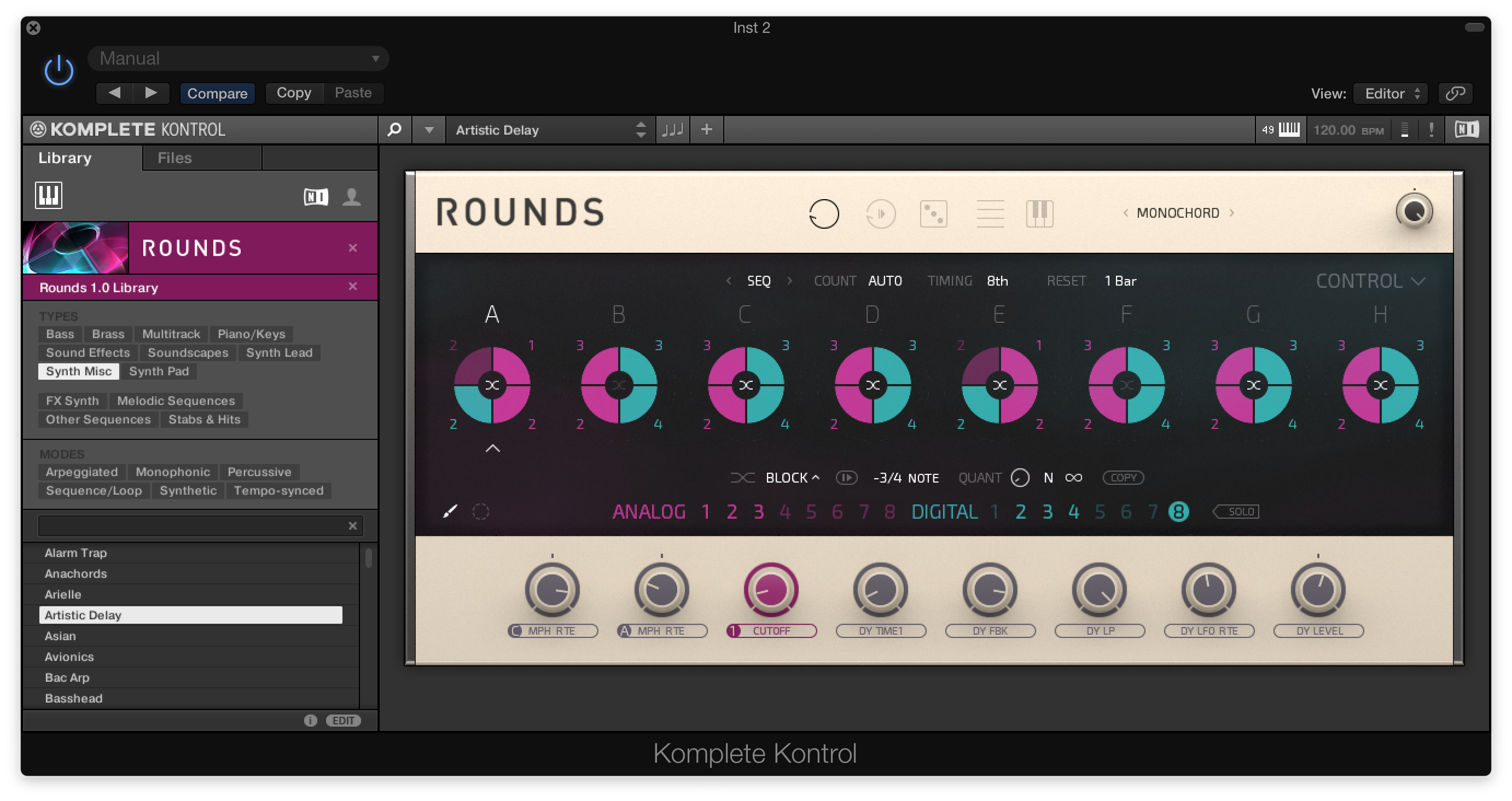 The Logic Pros Kontrol Sseries keyboards give you Komplete control of
