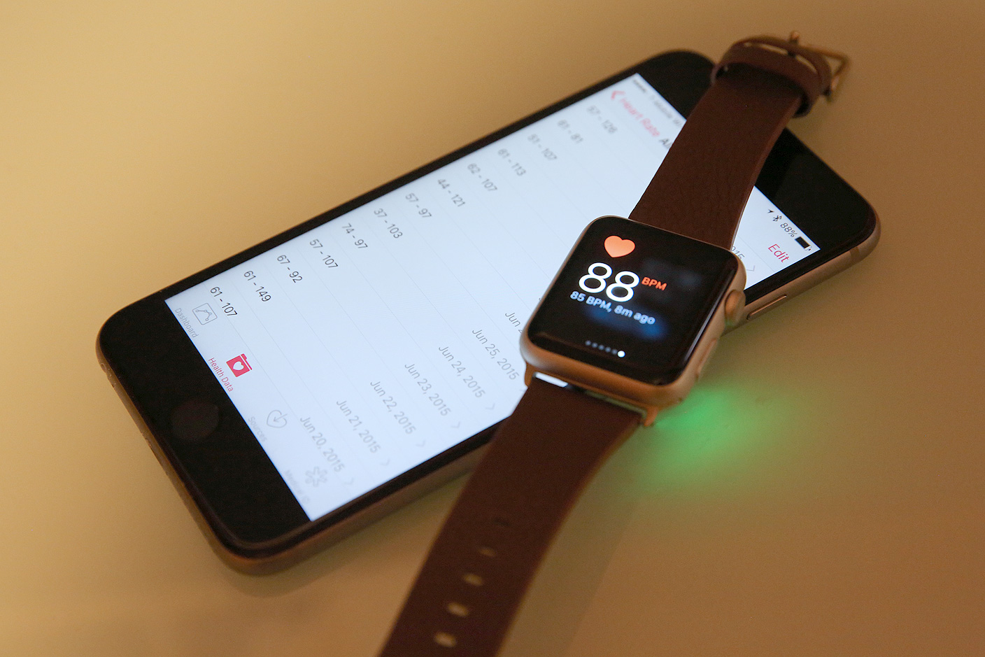 Apple watch online health