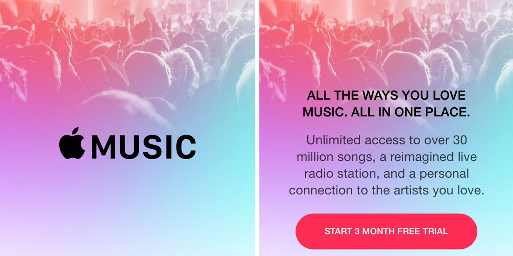 Apple-Music-start-screen