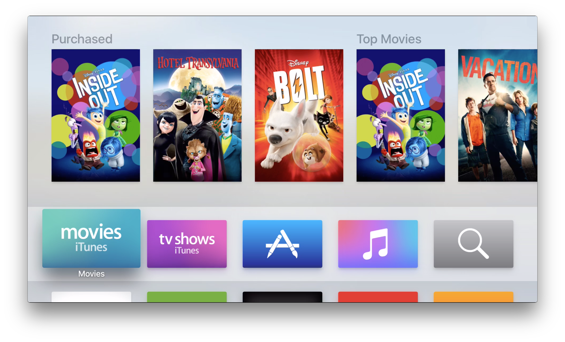 S4 tv. Apple TV Интерфейс. Apple TV UI. Apple tv4 Интерфейс. АПЛ ТВ Интерфейс.