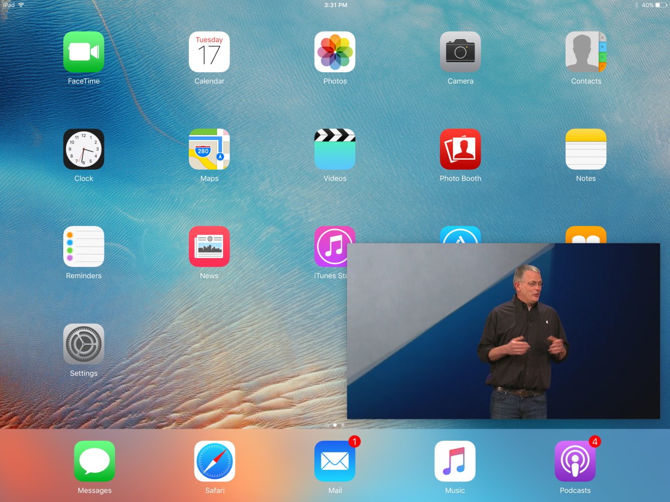 Apple's WWDC app updated for iOS 9 with iPad Picture in Picture feature