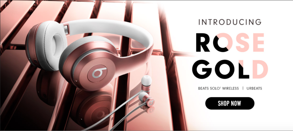 UrBeats2 high quality Rose Gold Special Edition