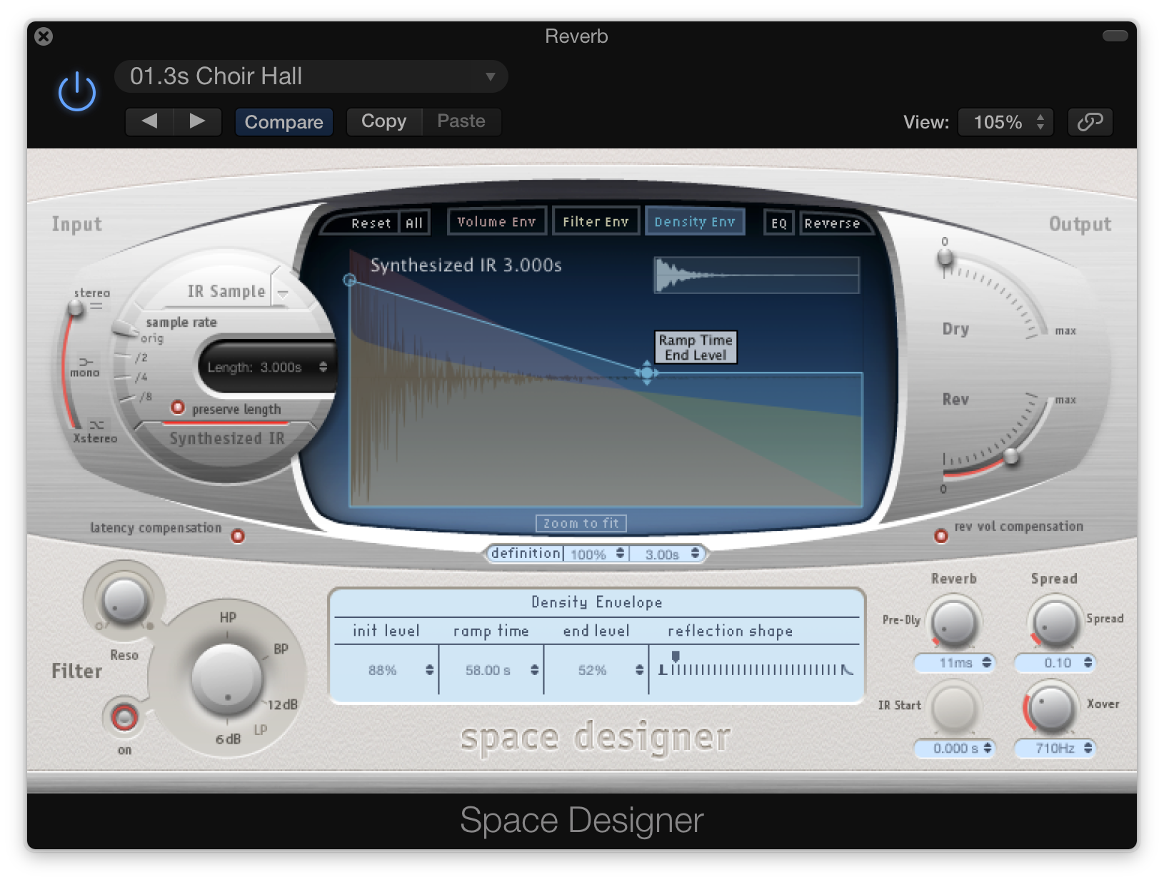 The Logic Pros Working with Logic's builtin Space Designer