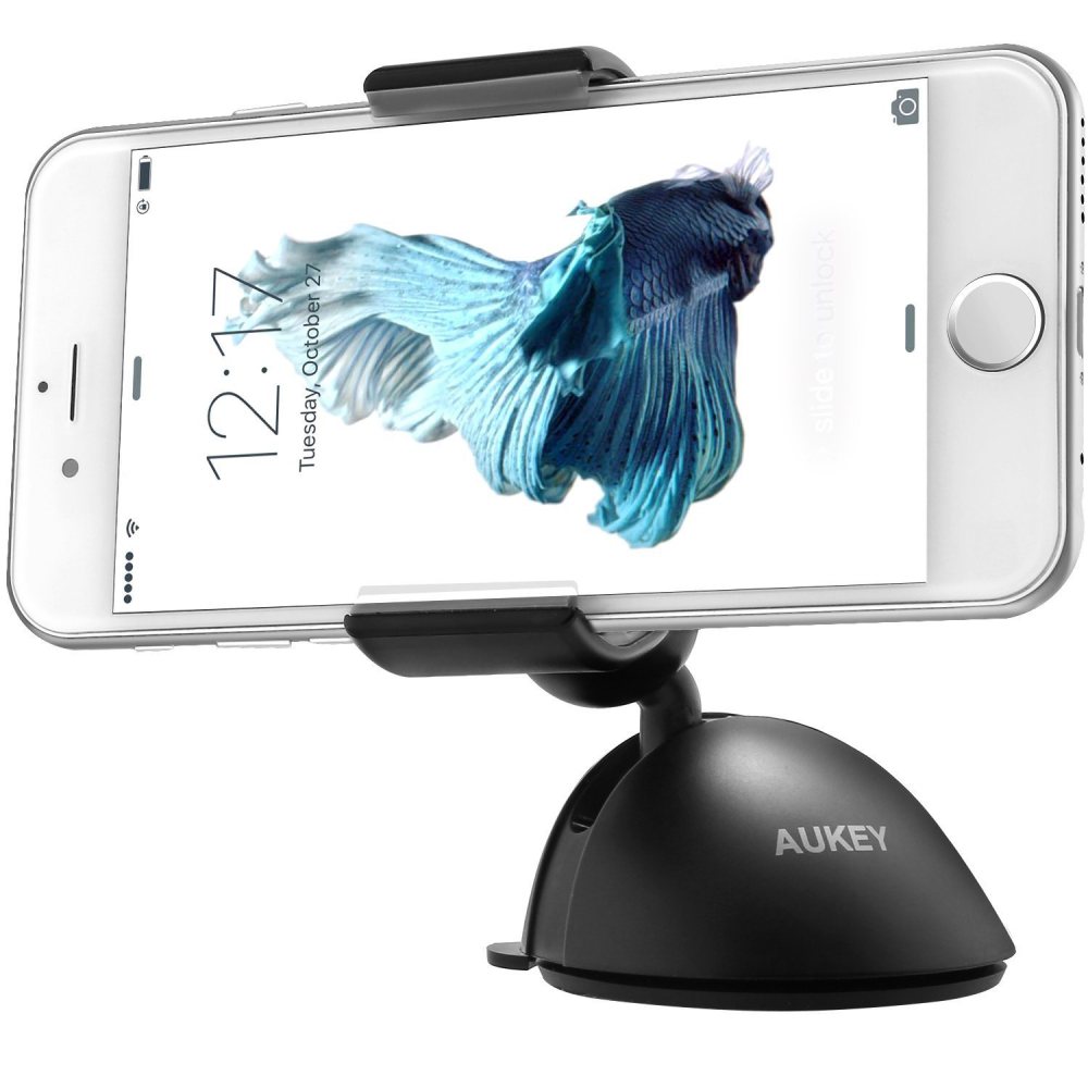 aukey-windshield-dashboard-car-mount-holder-cradle-for-iphone-6s-plus-6s-samsung-galaxy-6s-and-more-other-phone-single-hand-operation