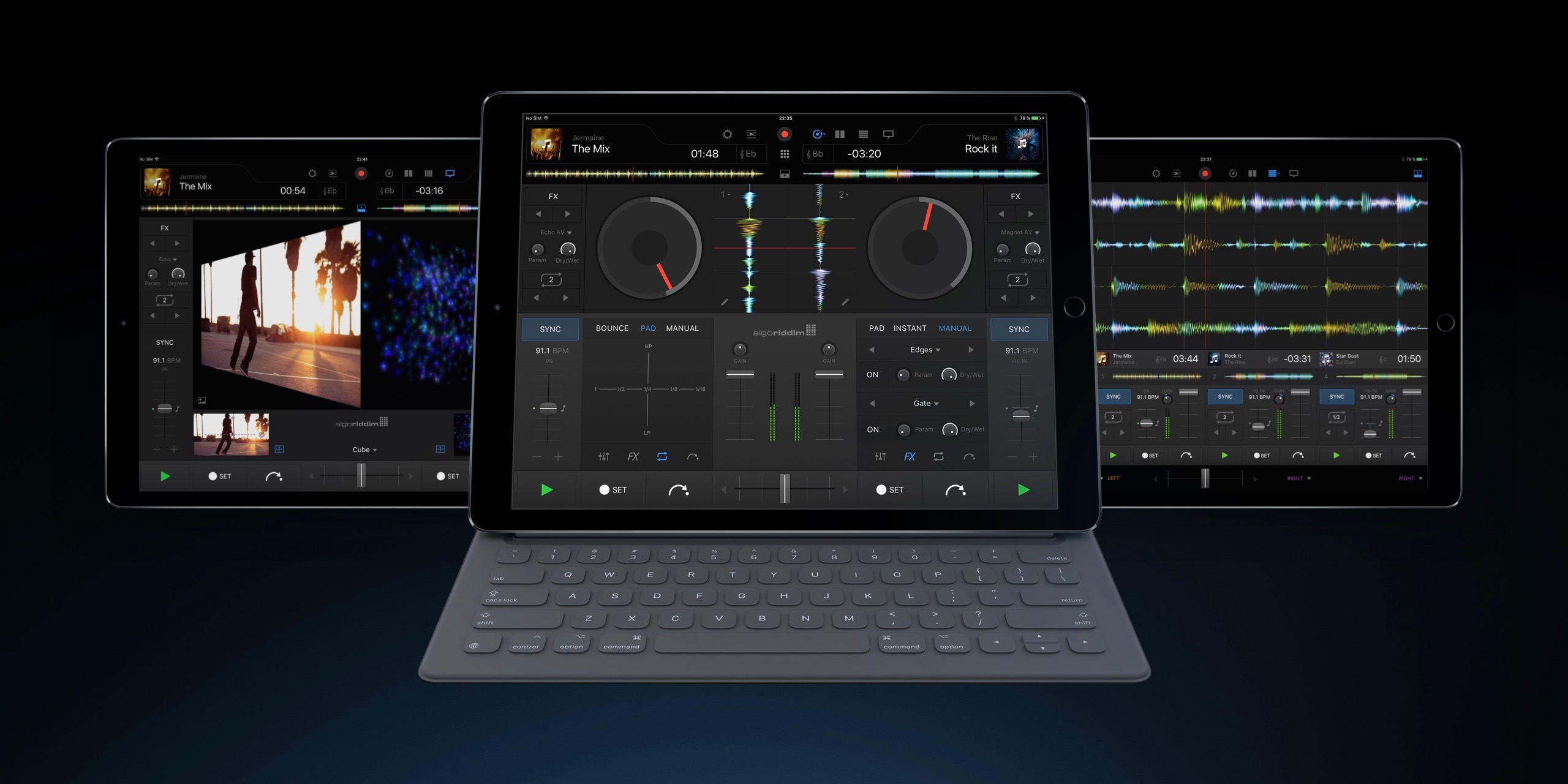 Agarrar Aprendiz Walter Cunningham djay Pro lands on the iPad with Split View, tons of keyboard shortcuts, 4  track support, much more - 9to5Mac